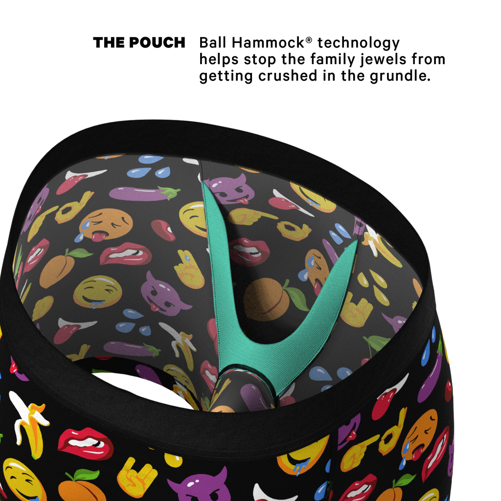 The Flirt | Emoji Ball Hammock® Pouch Underwear - Shinesty