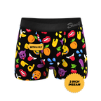 The Flirt | Emoji Ball Hammock® Pouch Trunks Underwear - Shinesty