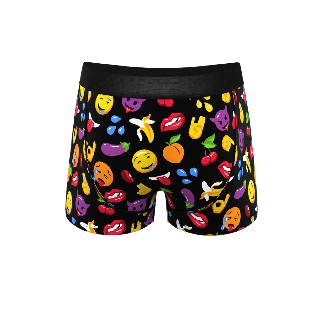 The Flirt | Emoji Ball Hammock® Pouch Trunks Underwear - Shinesty