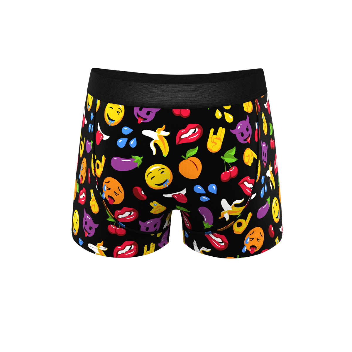 The Flirt | Emoji Ball Hammock® Pouch Trunks Underwear - Shinesty