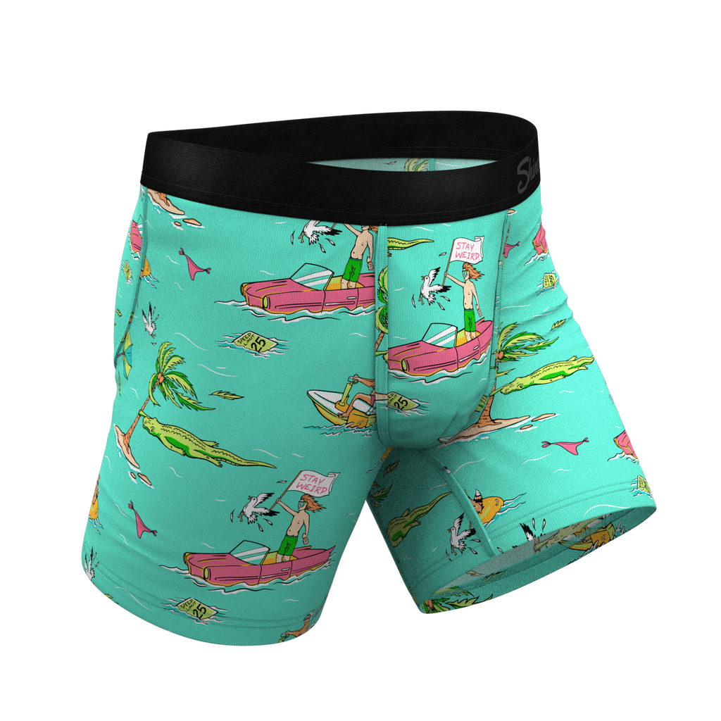 The Florida Man | Hurricane Scene Ball Hammock® Pouch Underwear - Shinesty
