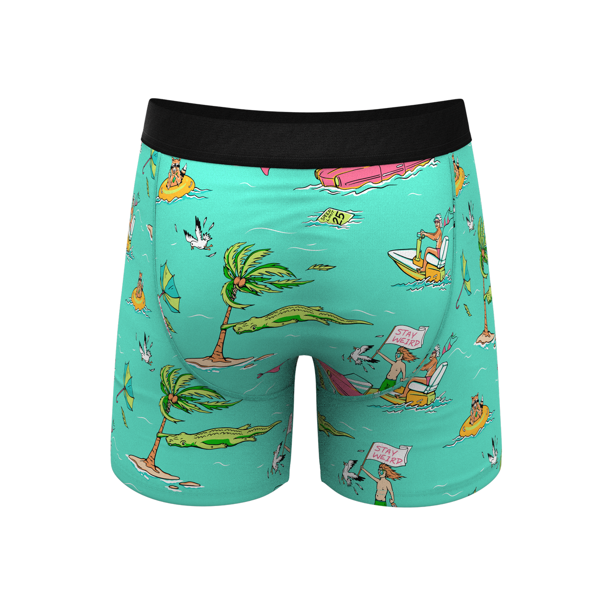 The Florida Man | Hurricane Scene Ball Hammock® Pouch Underwear - Shinesty