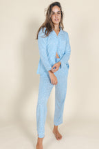 The Flurry Up | Snowflakes SleepDeep™ Women’s Long Sleeve Pajama Set - Shinesty