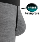 The Fog Horn | Light Heather Grey InflataBulge™ Pump Up Boxer Briefs - Shinesty