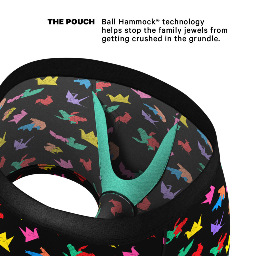 The Fold Fashioned | Origami Ball Hammock® Pouch Trunks Underwear - Shinesty