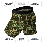 The Forni Camo | Camouflage Ball Hammock® Boxer - Long Leg - Shinesty