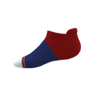 The Fourth | Patriotic Red and Blue Heel Hammock™ Ankle Socks - Shinesty