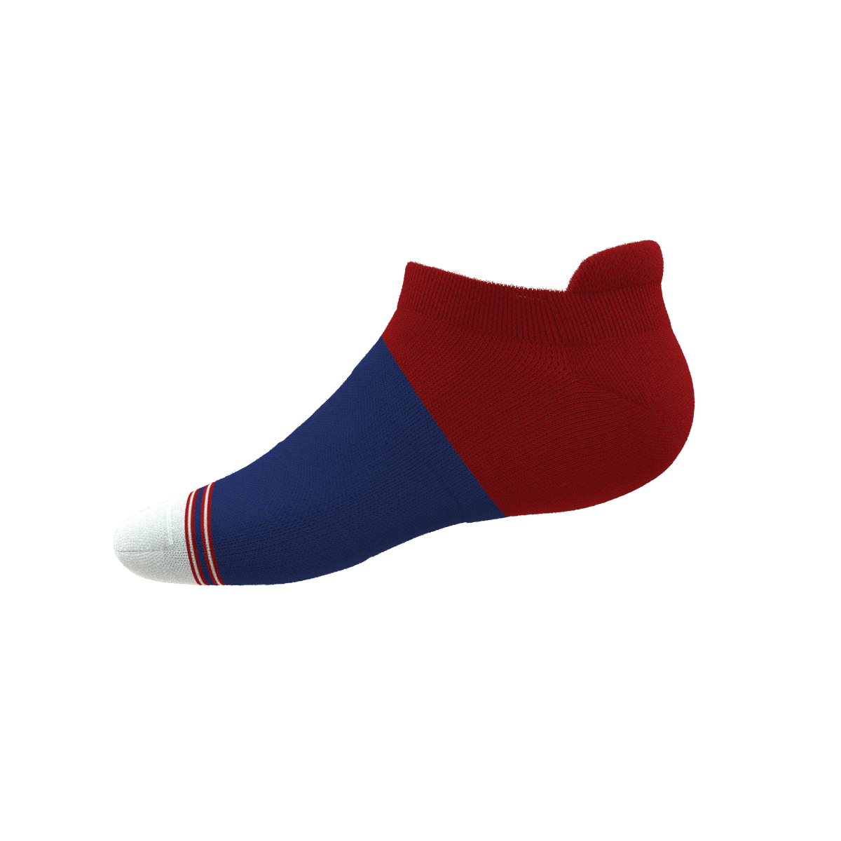 The Fourth | Patriotic Red and Blue Heel Hammock™ Ankle Socks - Shinesty