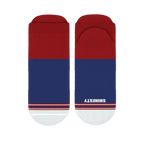 The Fourth | Patriotic Red and Blue Heel Hammock™ Ankle Socks - Shinesty