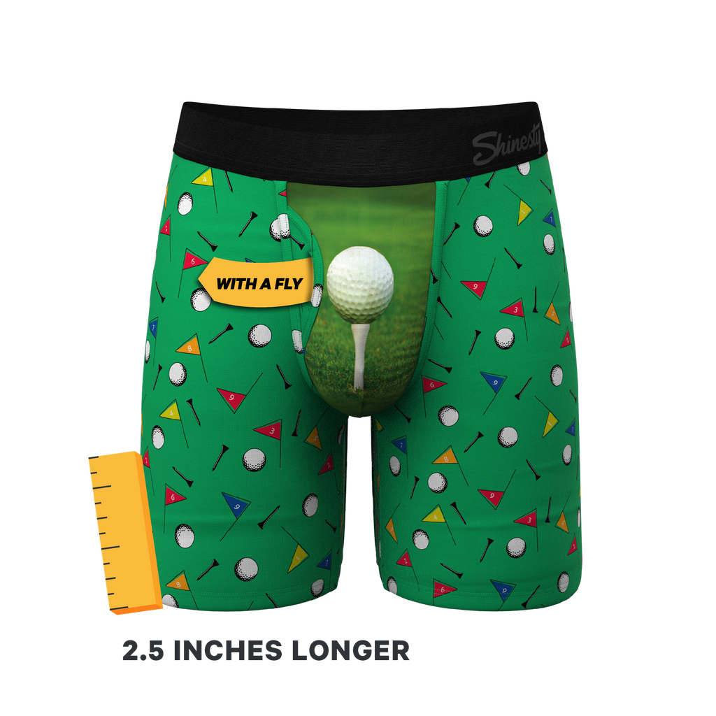 The Front Nine | Golf Ball Ball Hammock® Boxer - Long Leg - Shinesty