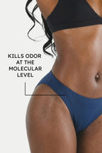 The Big Blue | Navy Fart Proof Bikini Underwear - Shinesty