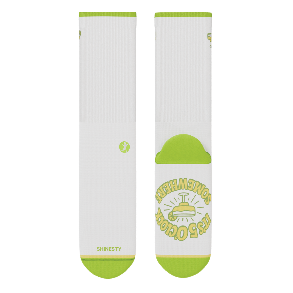The Frozen Concoction | Shinesty x Margaritaville® Heel Hammock™ Crew Socks - Shinesty