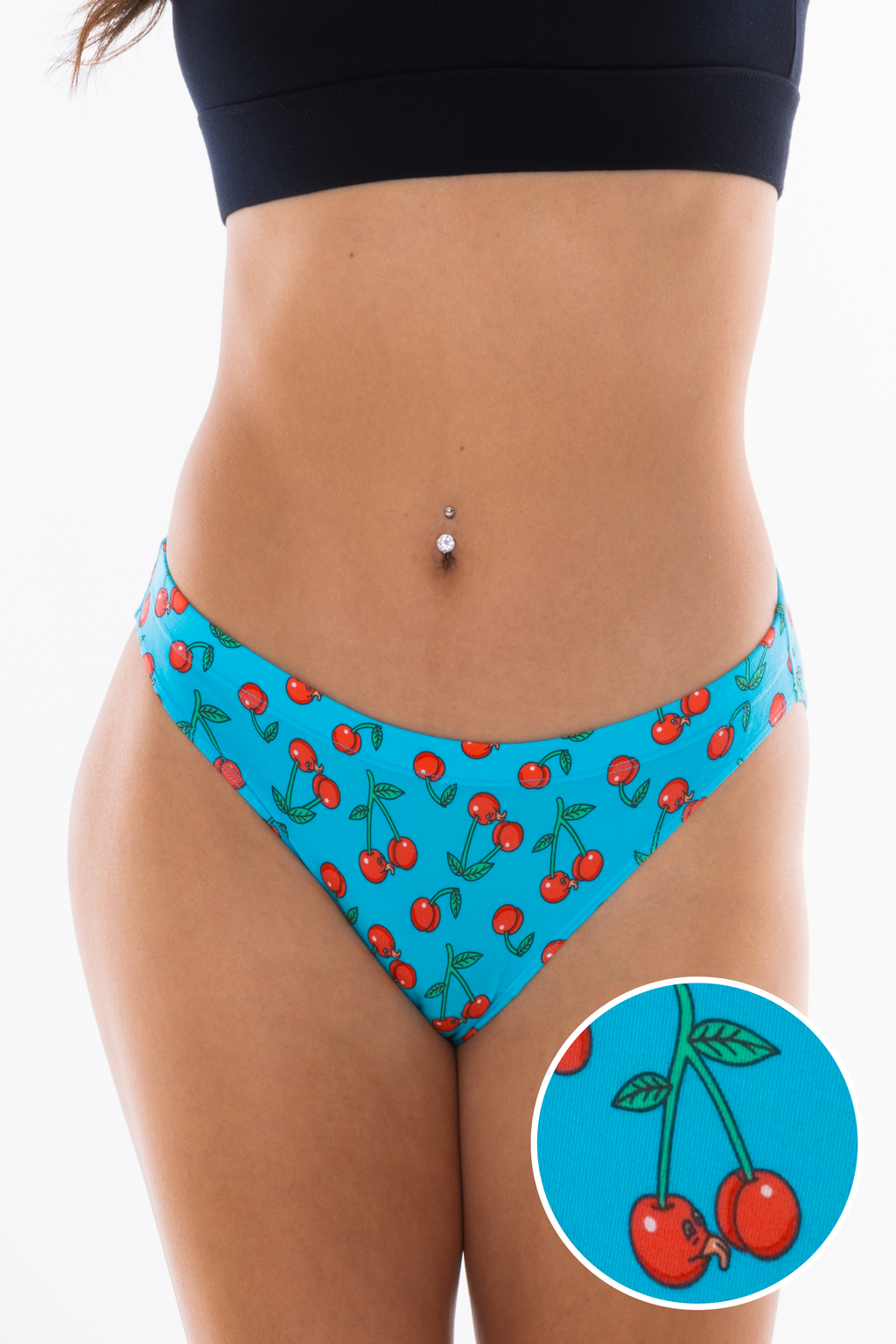 The Fruit Salad | Cherry Modal Bikini Underwear - Shinesty