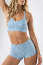 The Spick & Span | Window Pane Plaid Modal Boyshort Underwear - Shinesty