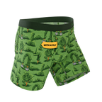 The Full Bush Bush Club | Naughty Landscaping Ball Hammock® Pouch Underwear With Fly - Shinesty