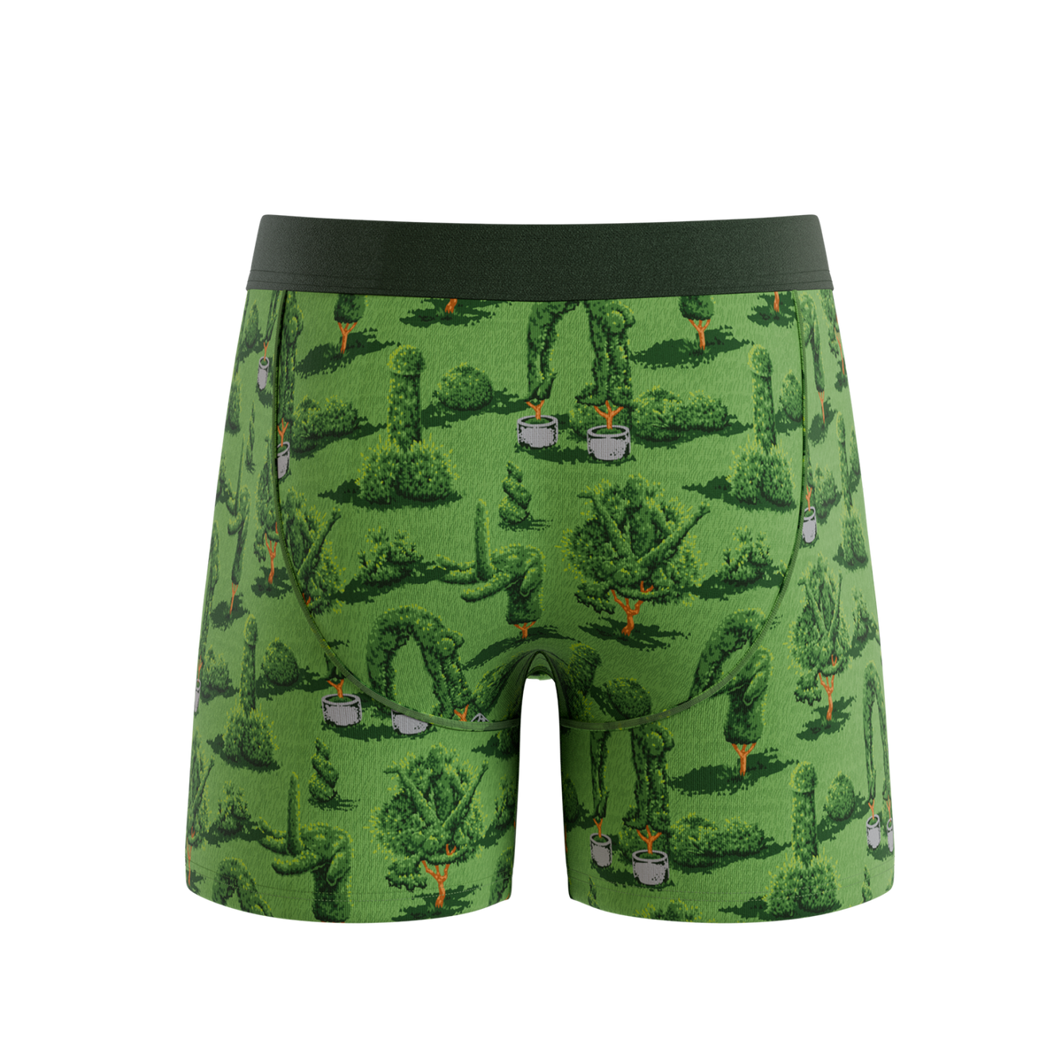 The Full Bush Bush Club | Naughty Landscaping Ball Hammock® Pouch Underwear With Fly - Shinesty