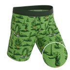 The Full Bush Bush Club | Naughty Landscaping Ball Hammock® Boxer - Long Leg - Shinesty