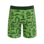 The Full Bush Bush Club | Naughty Landscaping Ball Hammock® Boxer - Long Leg - Shinesty