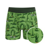 The Full Bush Bush Club | Naughty Landscaping Ball Hammock® Pouch Underwear With Fly - Shinesty