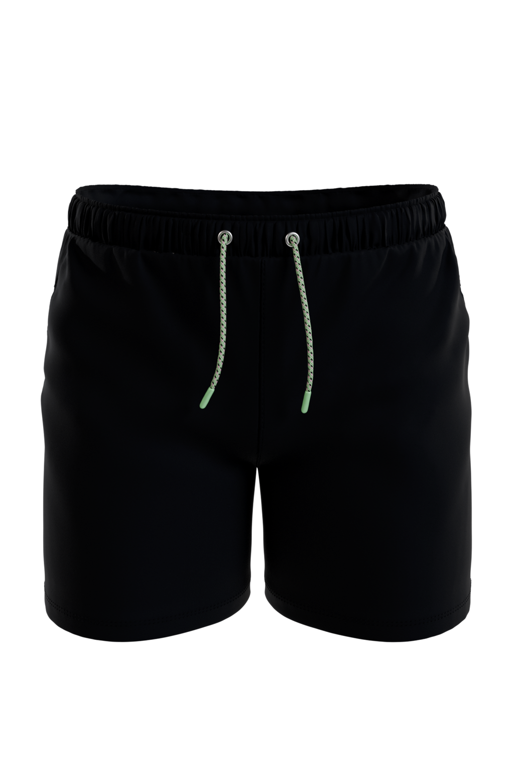 The Funky Fresh | Black and Neon Tribal Ball Hammock® Pouch 8" Swim Trunks - Shinesty