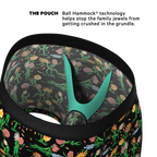 The Garden Of Breedin | Flower Print Ball Hammock® Pouch Underwear - Shinesty