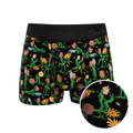 The Garden Of Breedin | Flower Print Ball Hammock® Pouch Trunks Underwear - Shinesty
