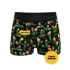 The Garden Of Breedin | Flower Print Ball Hammock® Pouch Trunks Underwear - Shinesty