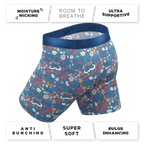 The Gardening Nips | Busty Floral Ball Hammock® Boxer - Long Leg - Shinesty