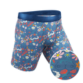 The Gardening Nips | Busty Floral Ball Hammock® Boxer - Long Leg - Shinesty