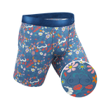 The Gardening Nips | Busty Floral Ball Hammock® Boxer - Long Leg - Shinesty