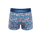 The Gardening Nips | Busty Floral Ball Hammock® Pouch Trunks Underwear - Shinesty