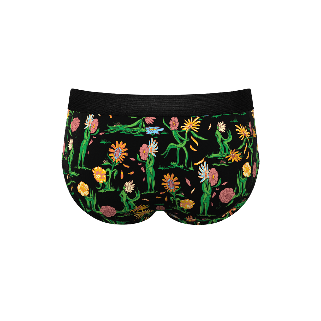 The Garden of Breedin | Flower Print Ball Hammock® Pouch Underwear Briefs - Shinesty