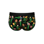 The Garden of Breedin | Flower Print Ball Hammock® Pouch Underwear Briefs - Shinesty