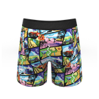 The Gas Pedal | Pop Art Ball Hammock® Pouch Underwear With Fly - Shinesty