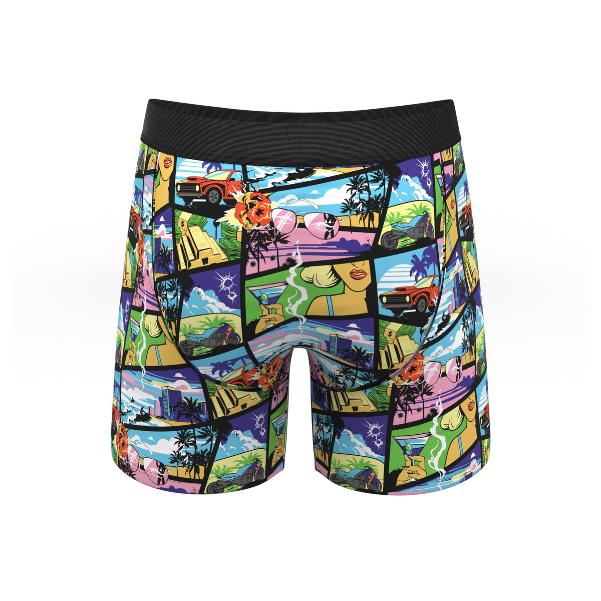 The Gas Pedal | Pop Art Ball Hammock® Pouch Underwear - Shinesty