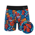 The Get Lei'd | Naughty Tropical Ball Hammock® Pouch Underwear With Fly - Shinesty