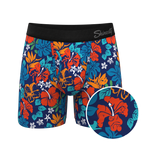 The Get Lei'd | Naughty Tropical Ball Hammock® Pouch Underwear With Fly - Shinesty