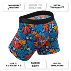 The Get Lei'd | Naughty Tropical Ball Hammock® Pouch Underwear With Fly - Shinesty