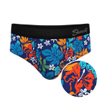 The Get Lei'd | Naughty Tropical Ball Hammock® Pouch Underwear Briefs - Shinesty