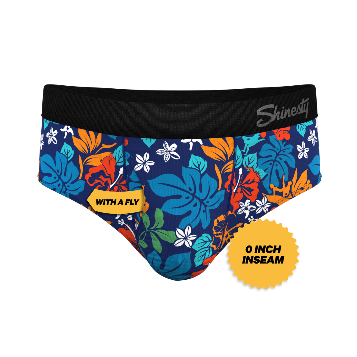 The Get Lei'd | Naughty Tropical Ball Hammock® Pouch Underwear Briefs - Shinesty