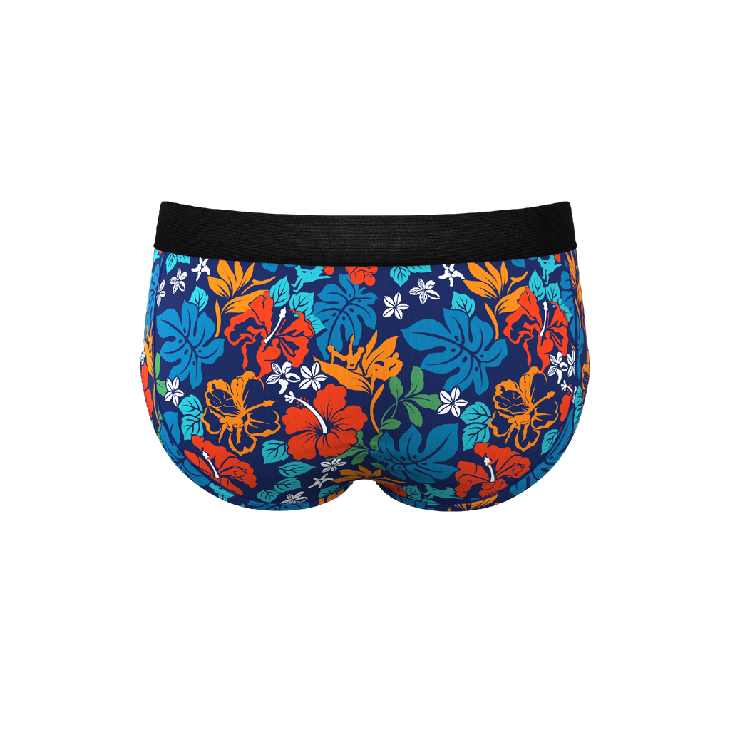 The Get Lei'd | Naughty Tropical Ball Hammock® Pouch Underwear Briefs - Shinesty