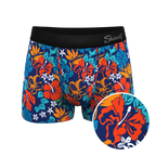 The Get Lei'd | Naughty Tropical Ball Hammock® Pouch Trunks Underwear - Shinesty