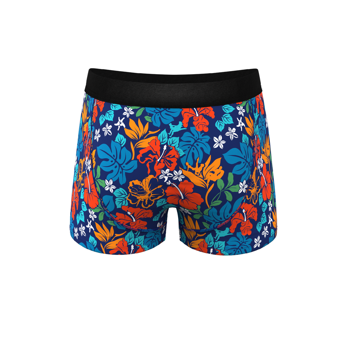 The Get Lei'd | Naughty Tropical Ball Hammock® Pouch Trunks Underwear - Shinesty