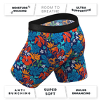 The Get Lei'd | Naughty Tropical Ball Hammock® Boxer - Long Leg - Shinesty