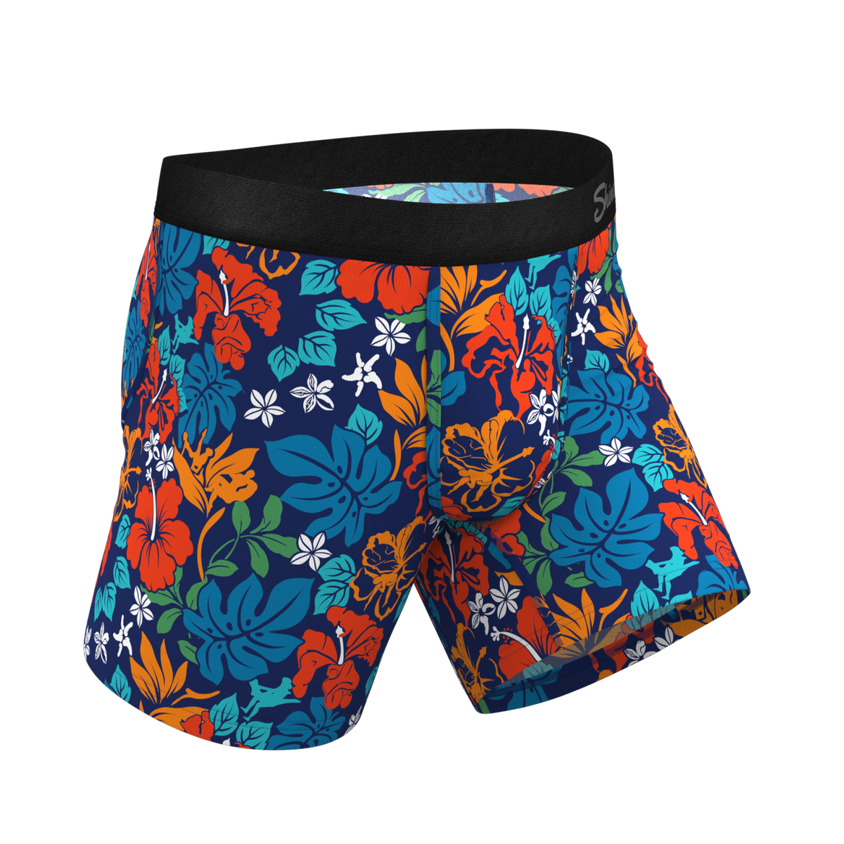 The Get Lei'd | Naughty Tropical Ball Hammock® Pouch Underwear - Shinesty