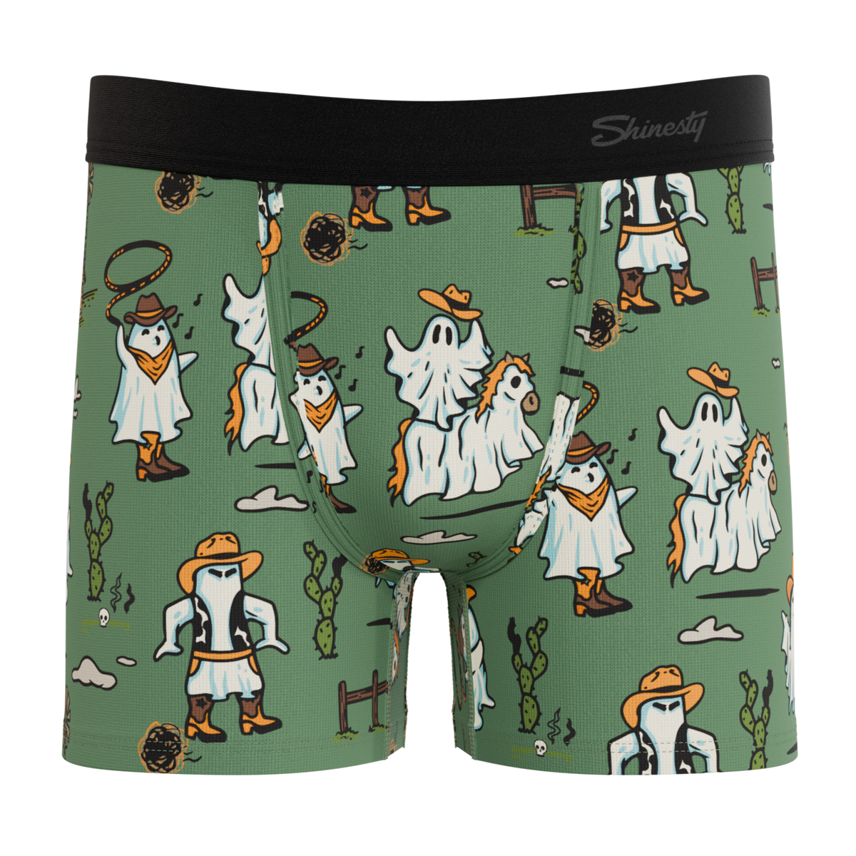 The Ghost Town | Western Ghost Youth Boxer Briefs - Shinesty