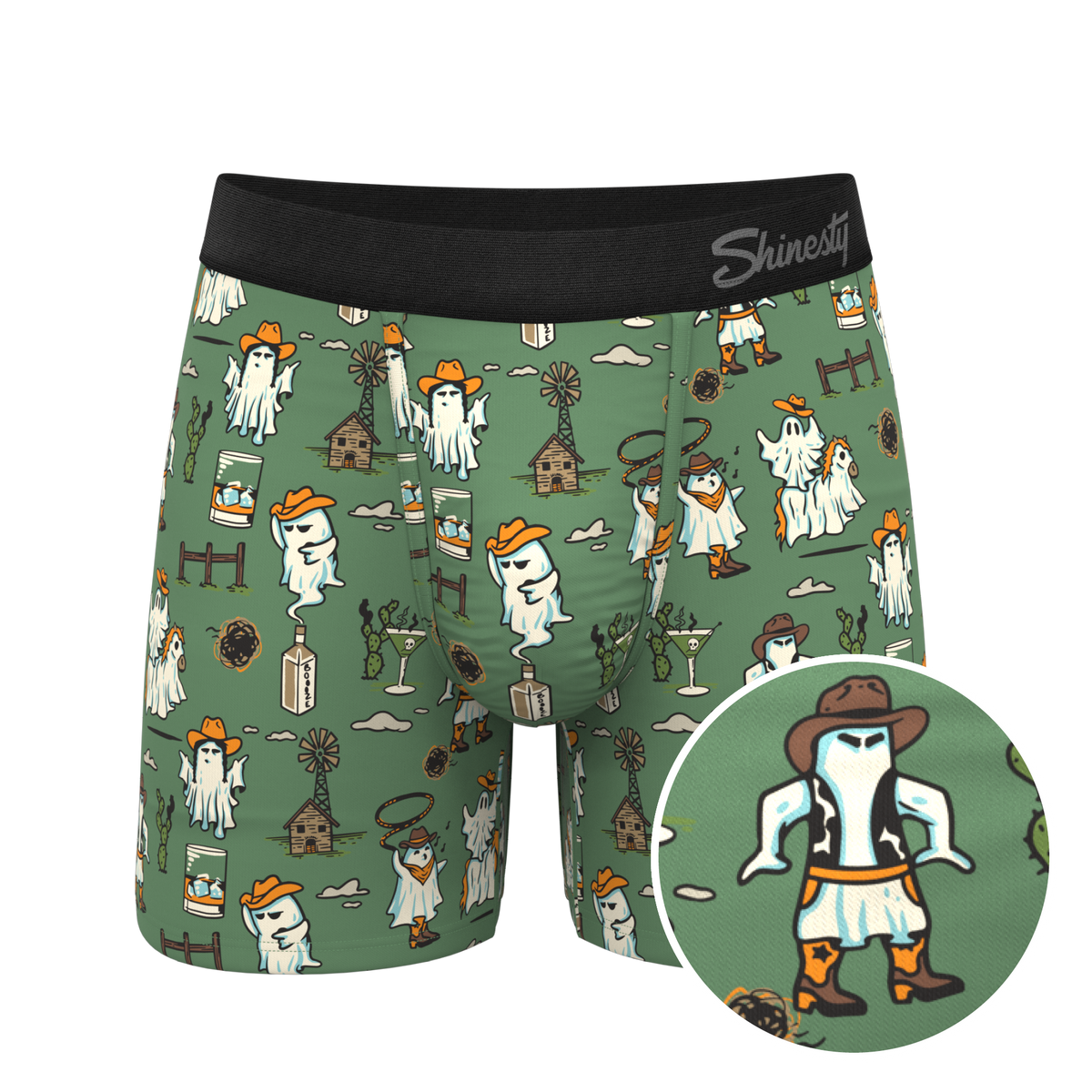 The Ghost Town | Western Ghost Ball Hammock® Pouch Underwear - Shinesty