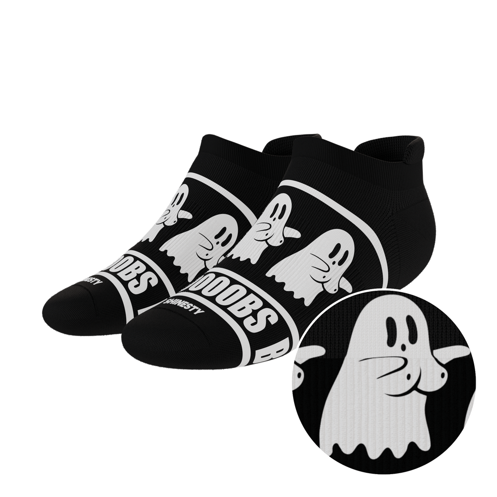 The Ghoul Next Door | Busty Ghost Heel Hammock™ Ankle Socks - Shinesty