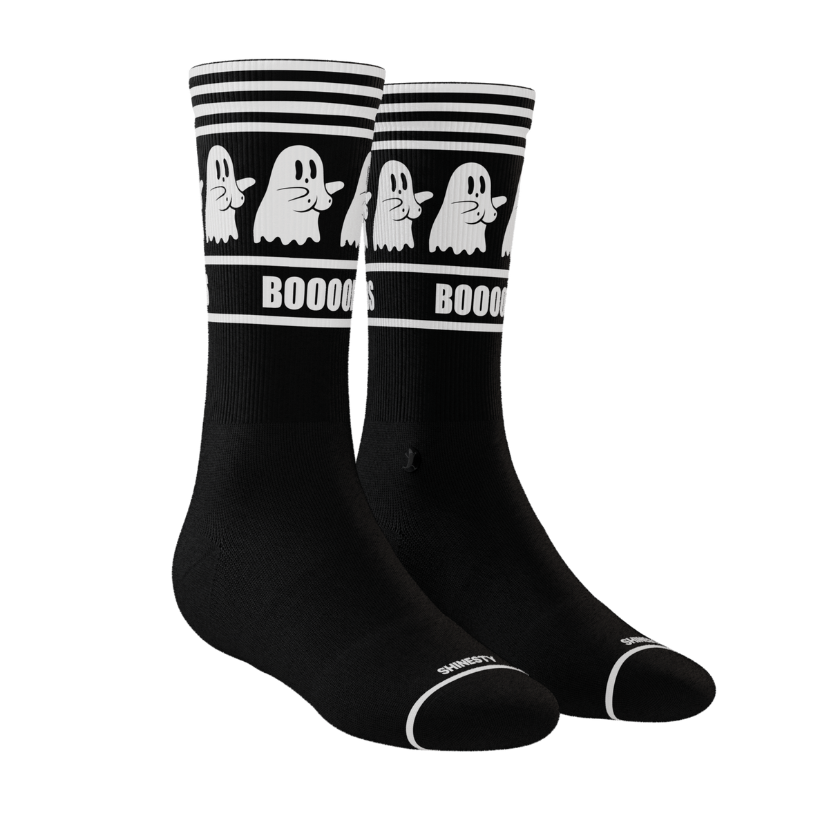 The Ghoul Next Door | Busty Ghost Heel Hammock™ Crew Socks - Shinesty