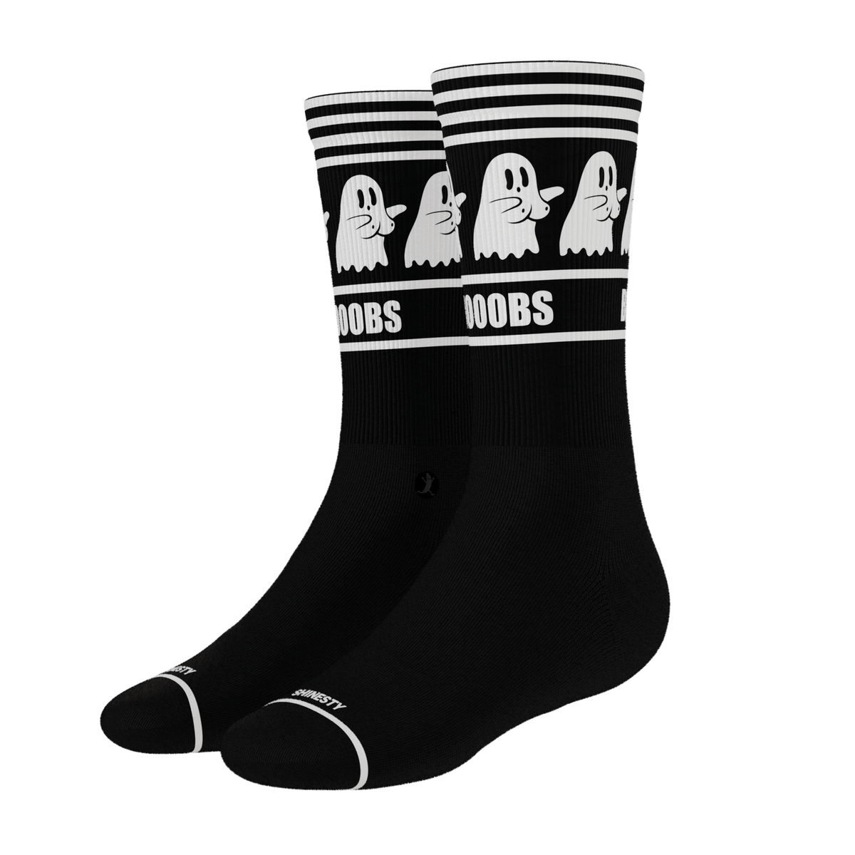 The Ghoul Next Door | Busty Ghost Heel Hammock™ Crew Socks - Shinesty